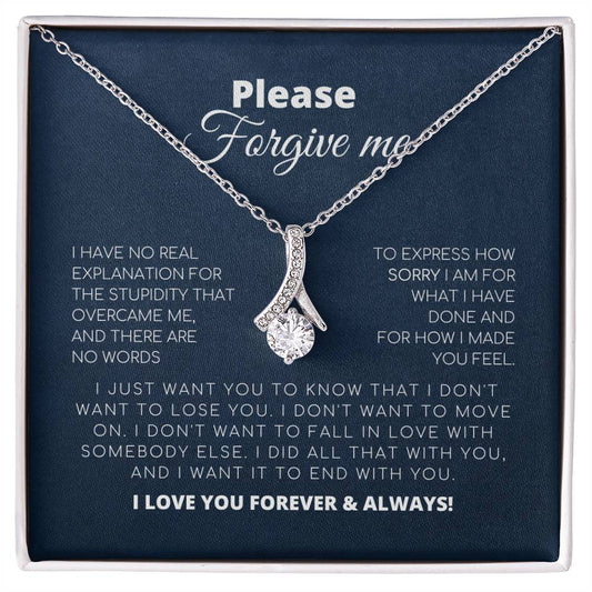 Please Forgive Me - Alluring Beauty Necklace For Her