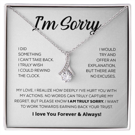 No Words Can Capture My Regret - Alluring Beauty Necklace