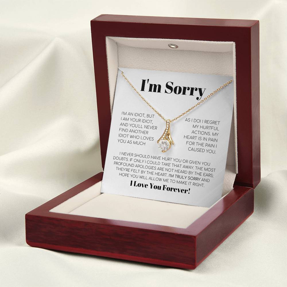 I'm Sorry Gift - Profound Apologies - Alluring Beauty Necklace