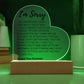 Apology Gift For Her - I Take Full Responsibility - Acrylic Heart Plaque