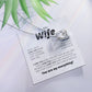To My Wife - I Love You More - Forever Love Necklace