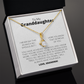 To My Granddaughter - I'm Proud Of You - Alluring Beauty Necklace