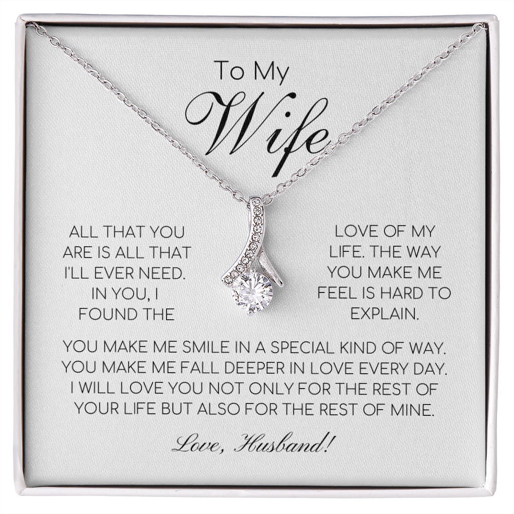 Appreciation Necklace For Wife